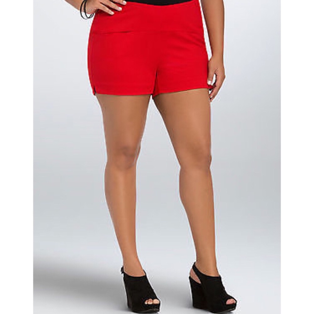 Torrid red shorts 20
